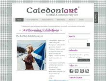 Tablet Screenshot of caledoniart.com